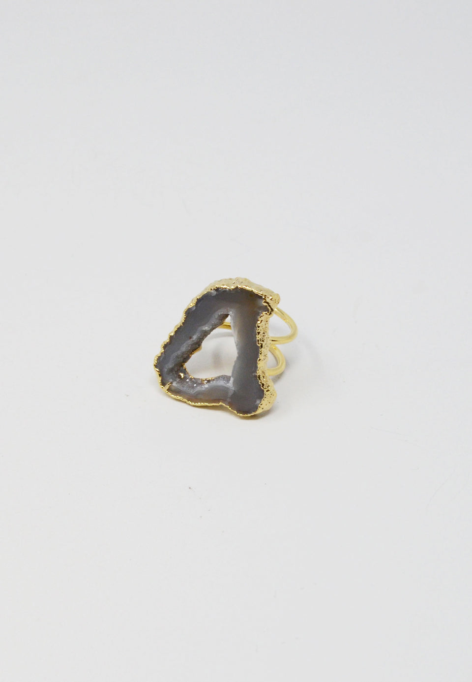 Agate Slice Ring - ANTHER a shop